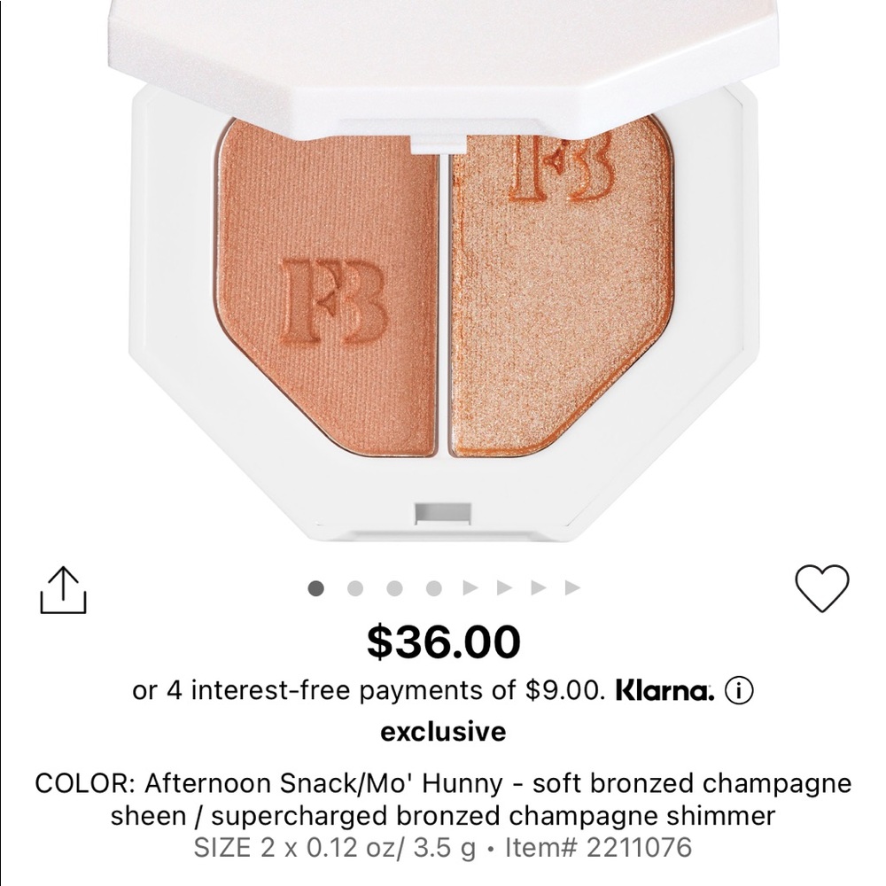 Fenty Highlighter - Afternoon Snack/Mo’ Hunny